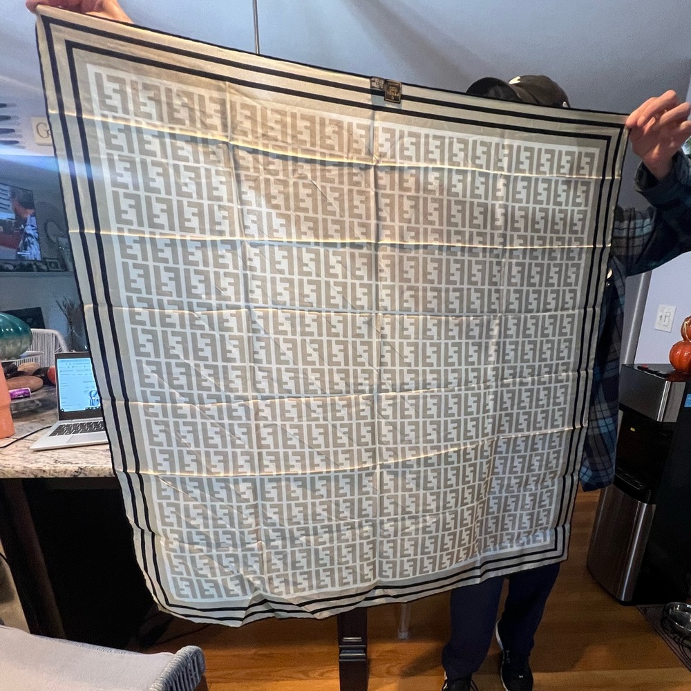 Vintage Fendi Silk Scarf